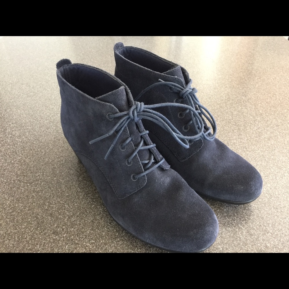 Clarks ankle boot suede genuine leather